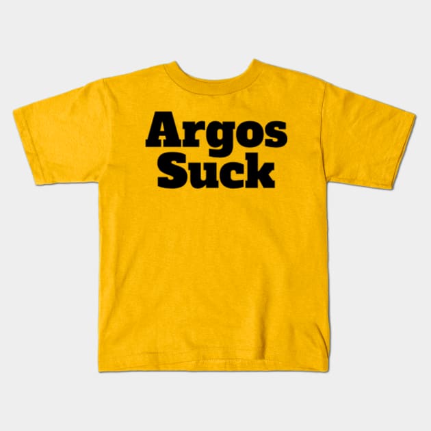 Argos Suck Kids T-Shirt by Hammer905